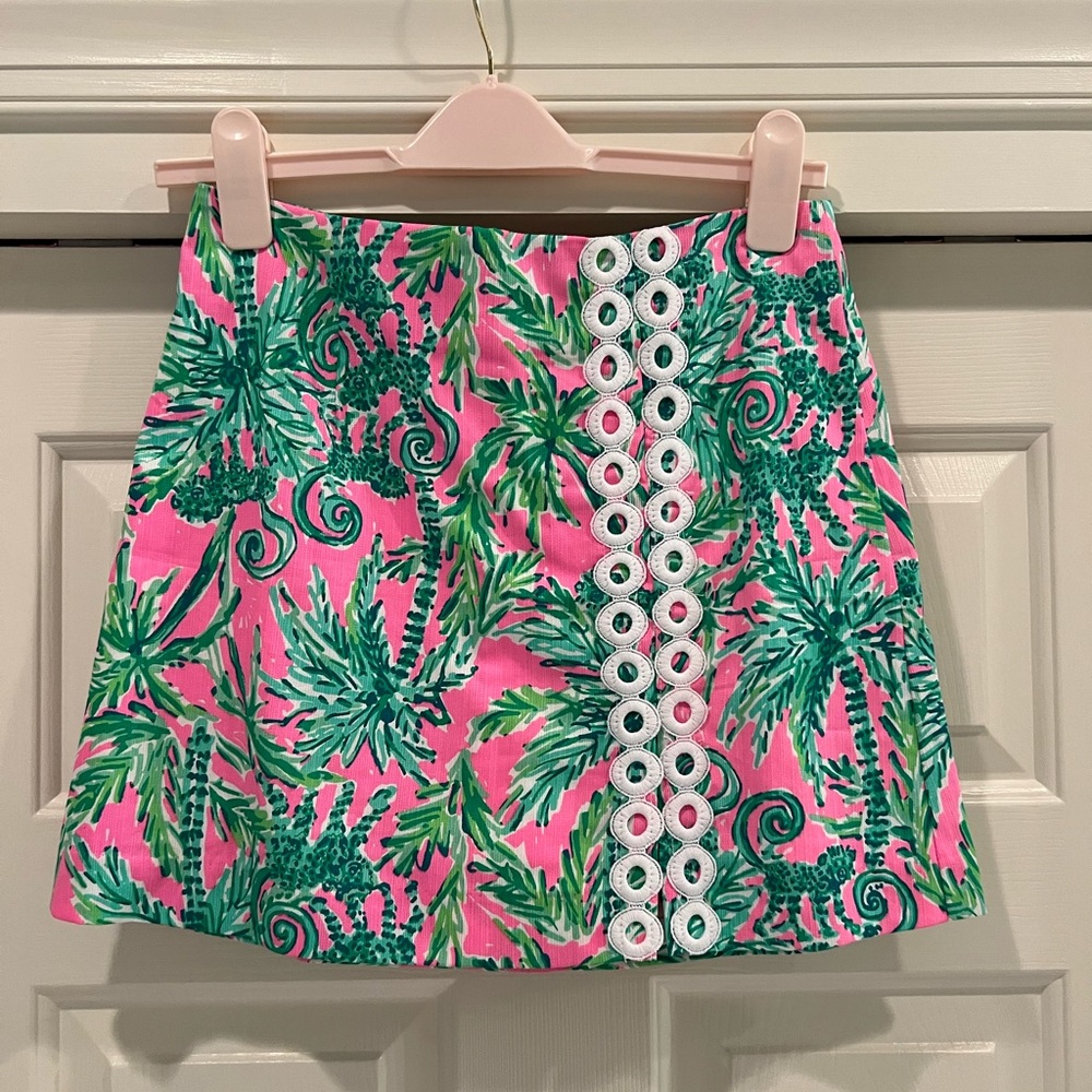NWT Lilly Pulitzer Skirt - Prosecco Pink Hangin Around - Size 0